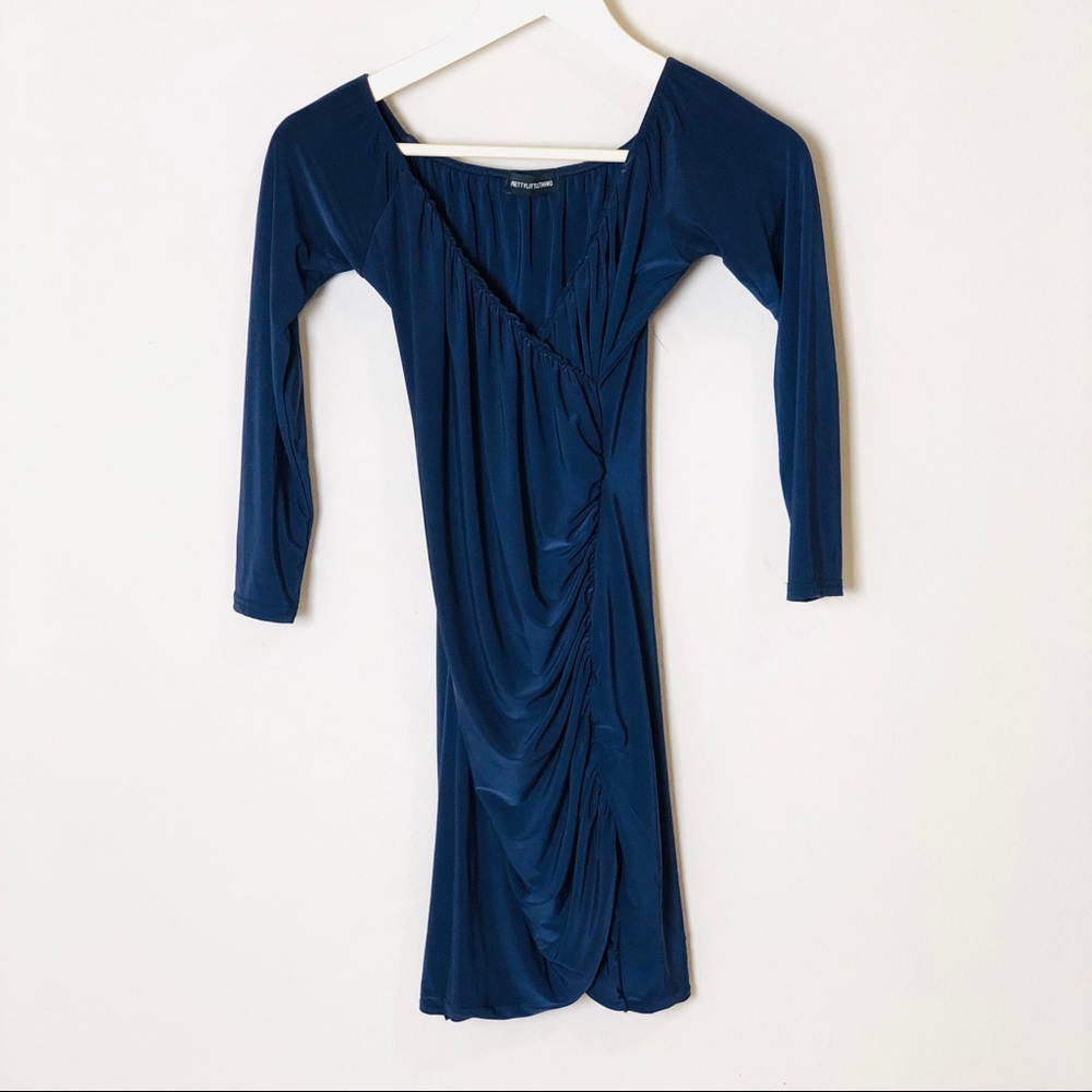PrettyLittleThing Off Shoulders Ruched Dress